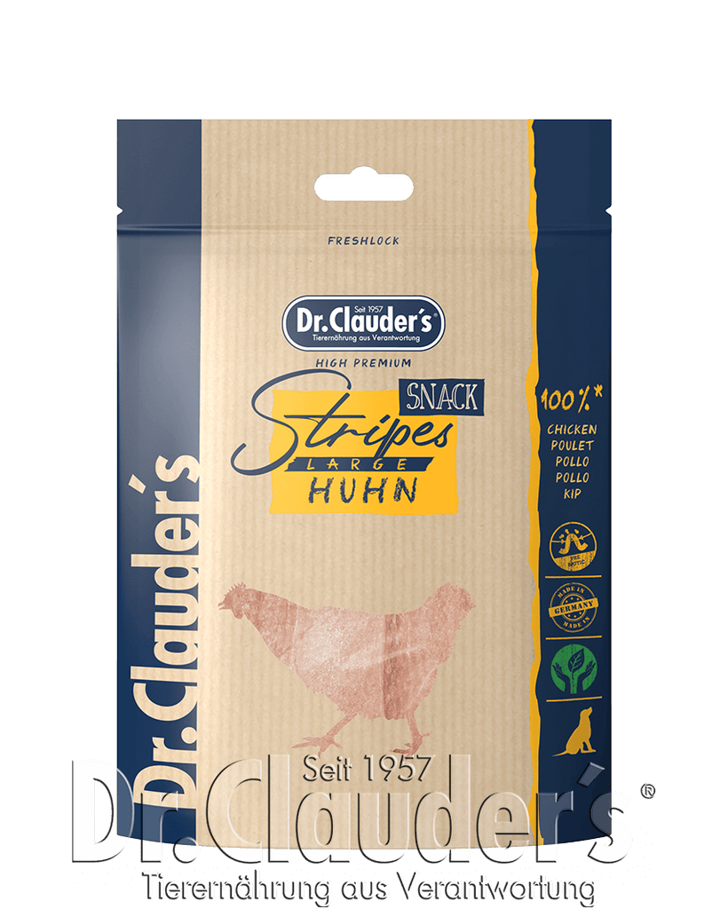 Dr.Clauder´s Stripes Snack Huhn Large 2