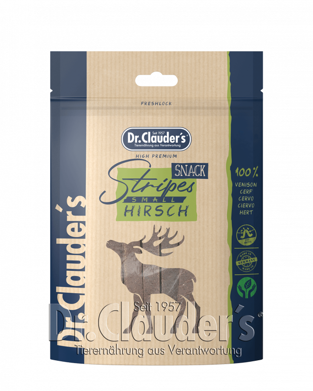 Dr.Clauder´s Stripes Snack Hirsch Small 1