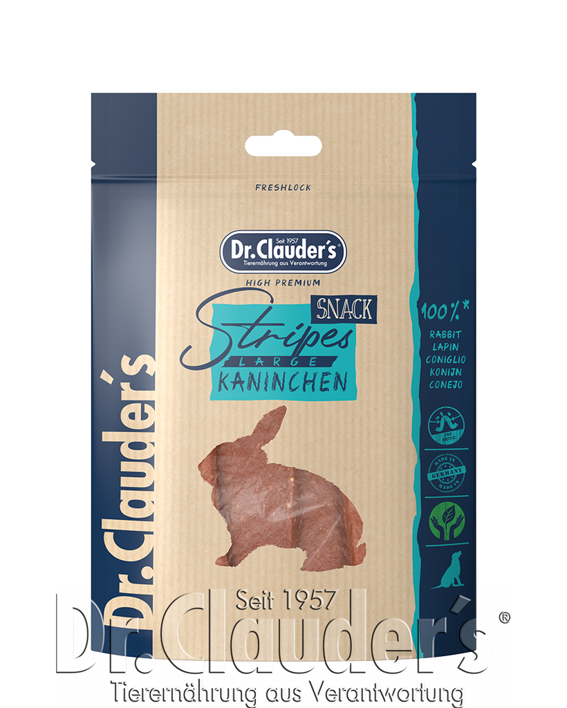 Dr.Clauder´s Stripes Snack Kaninchen Large 1