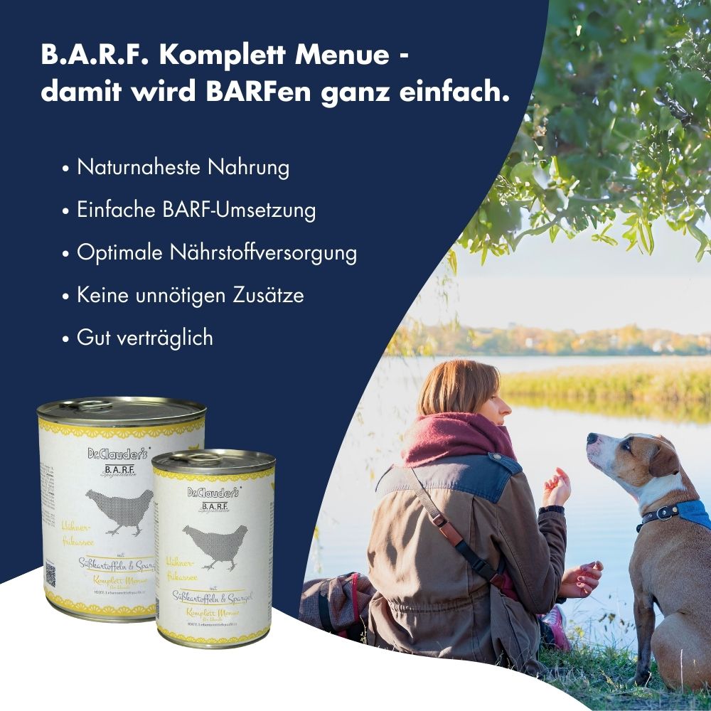 Dr.Clauder´s B.A.R.F. Komplett Menue Hühnerfrikassee 11