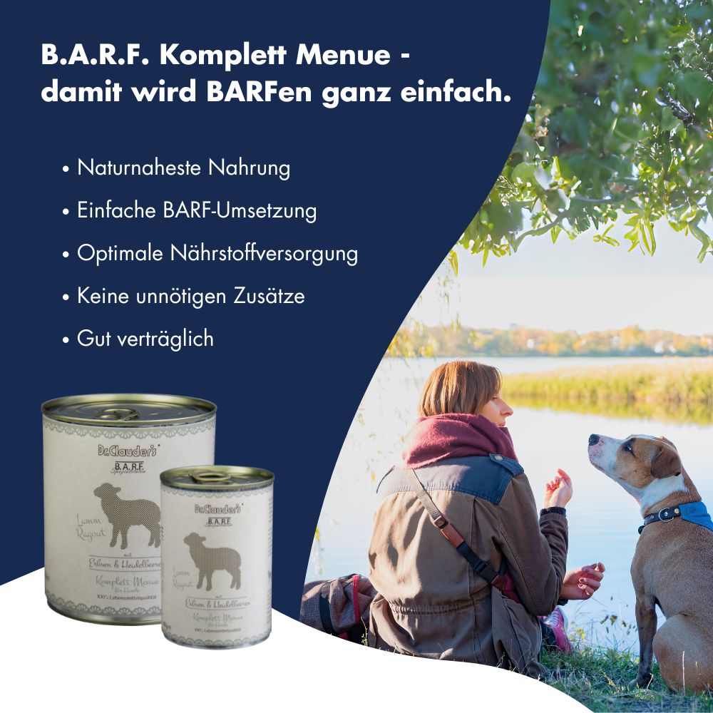 Dr.Clauder´s B.A.R.F. Komplett Menue Lammragout 11