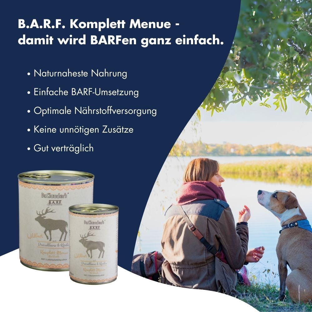 Dr.Clauder´s B.A.R.F. Komplett Menue Wildbret 11