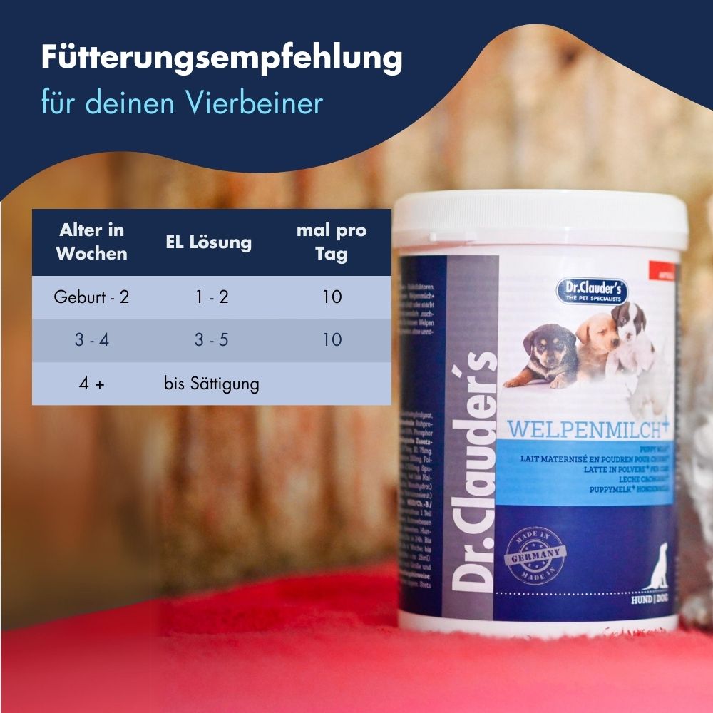 Pro Life - Welpenmilch+ Set 4x100g Beutel + Zubehör 9