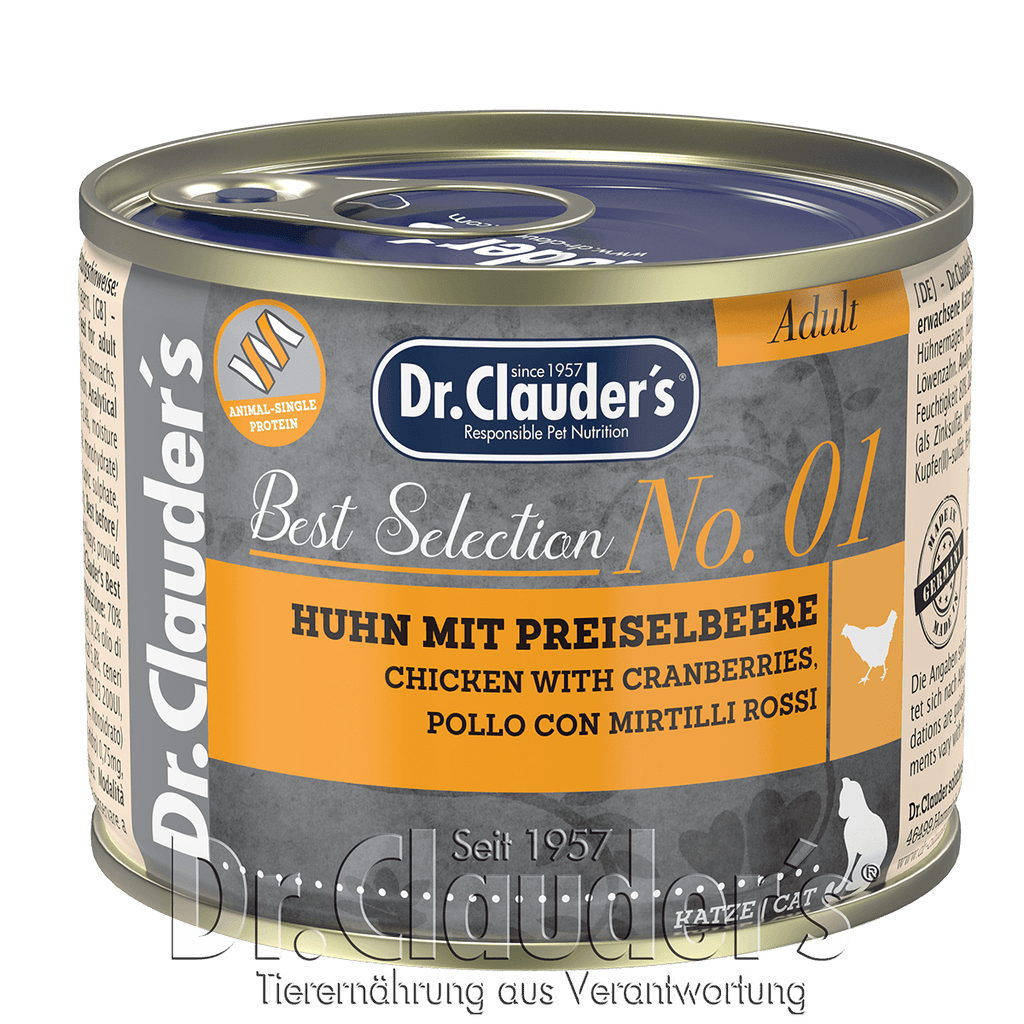 Dr.Clauder's Best Selection Adult No1 Huhn mit Preiselbeeren 2