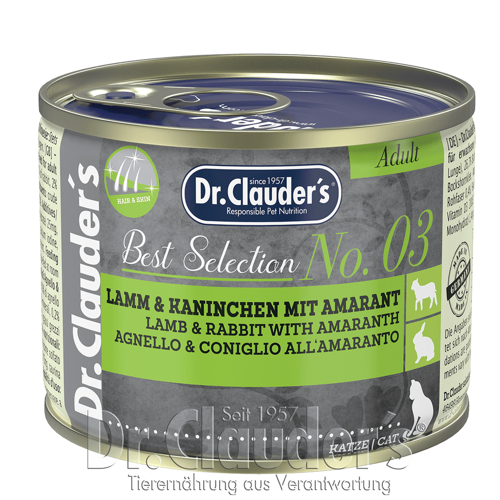 Dr.Clauder's Best Selection No3 Lamm & Kaninchen mit Amaranth 2