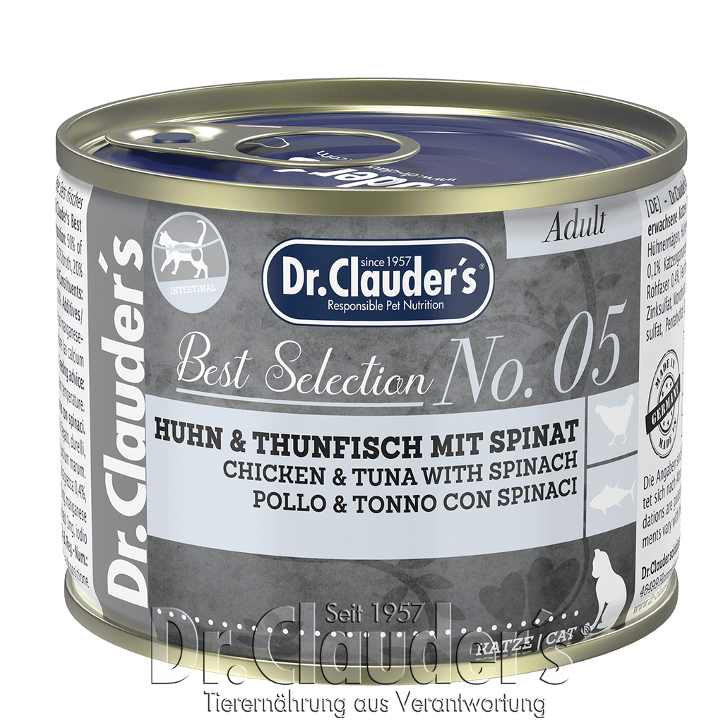 Dr.Clauder's Best Selection No5 Huhn & Thunfisch mit Spinat 2