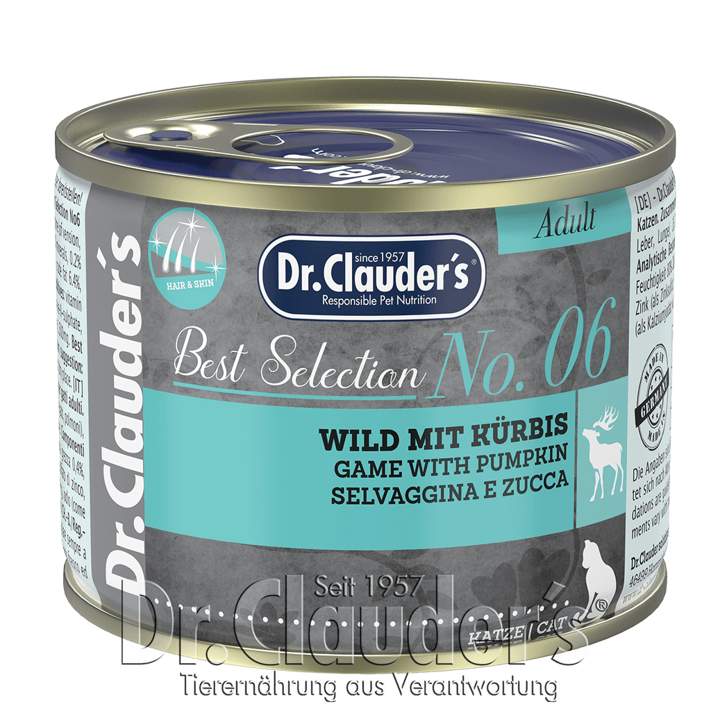 Dr.Clauder's Best Selection No6 Wild mit Kürbis 2