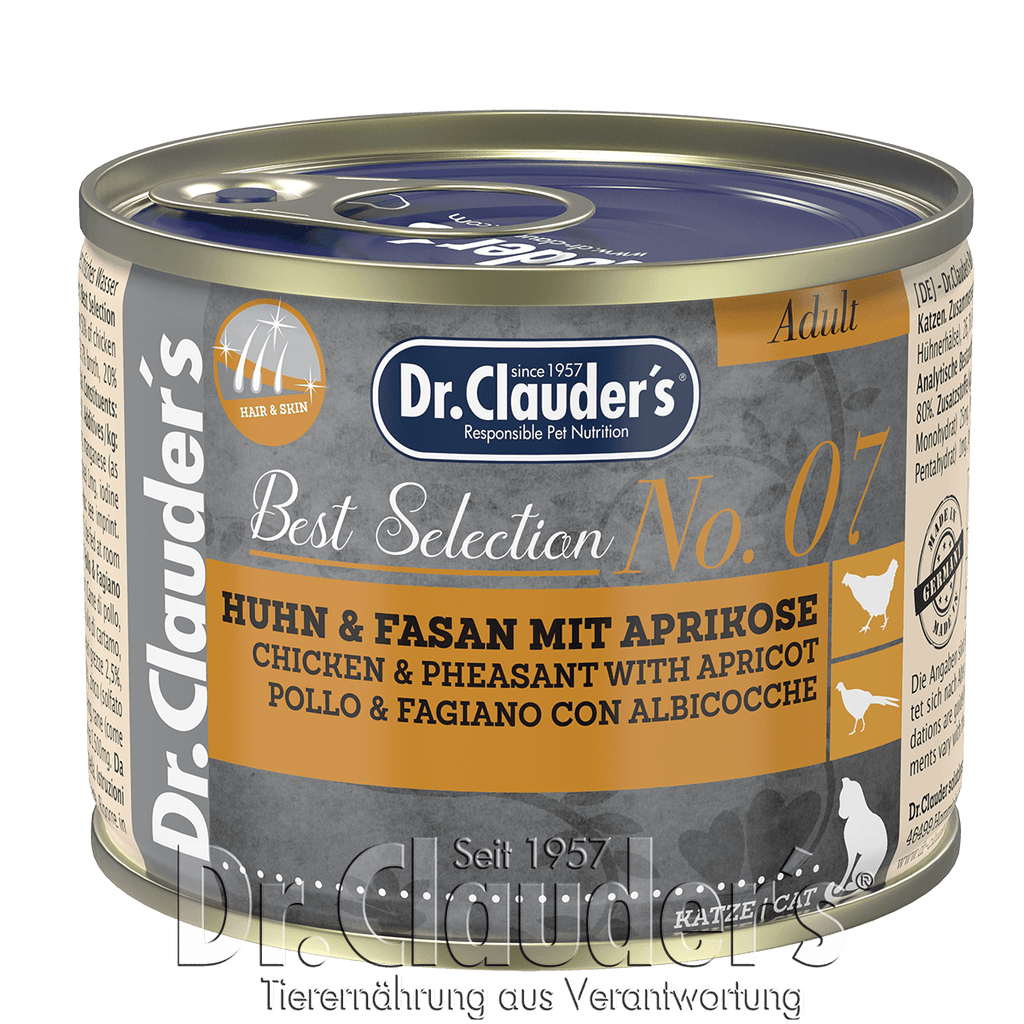 Dr.Clauder's Best Selection No7 Huhn & Fasan mit Aprikose 2