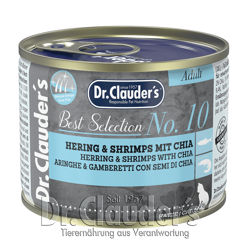 Dr.Clauder's Best Selection No 10 Hering & Shrimps mit Chia 2