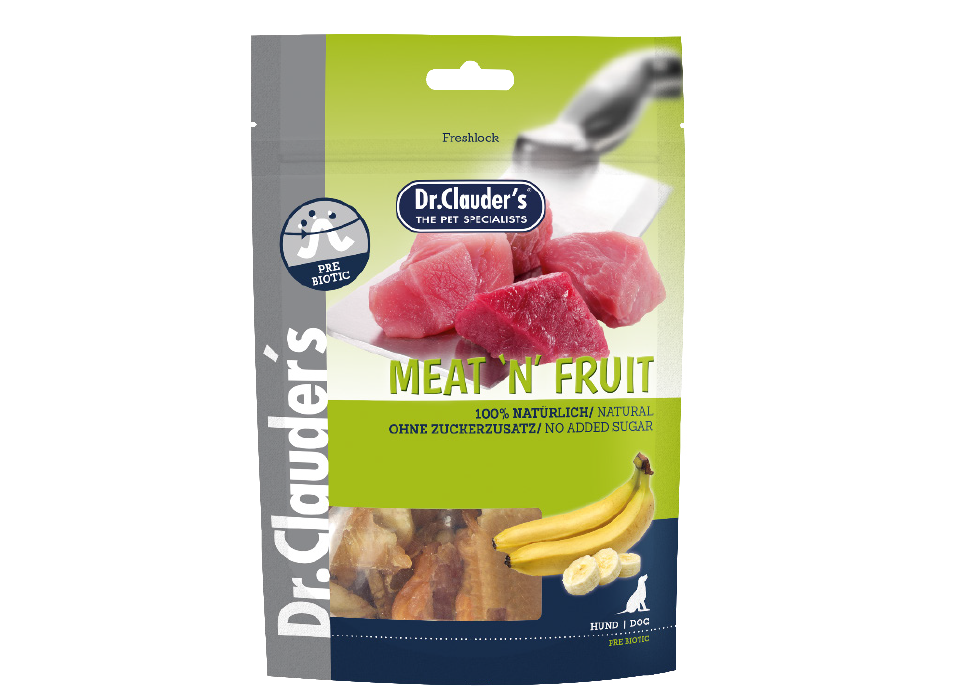 Meat`n Fruit Banane & Hühnchen Snack 1