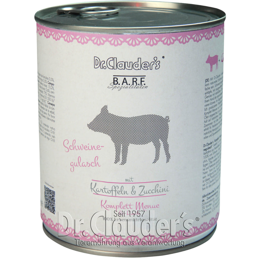 Dr.Clauder´s B.A.R.F. Komplett Menue Schweinegulasch 5